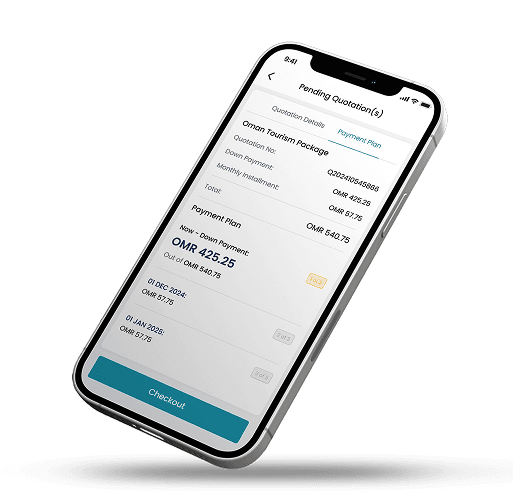 Tasheel mobile app preview