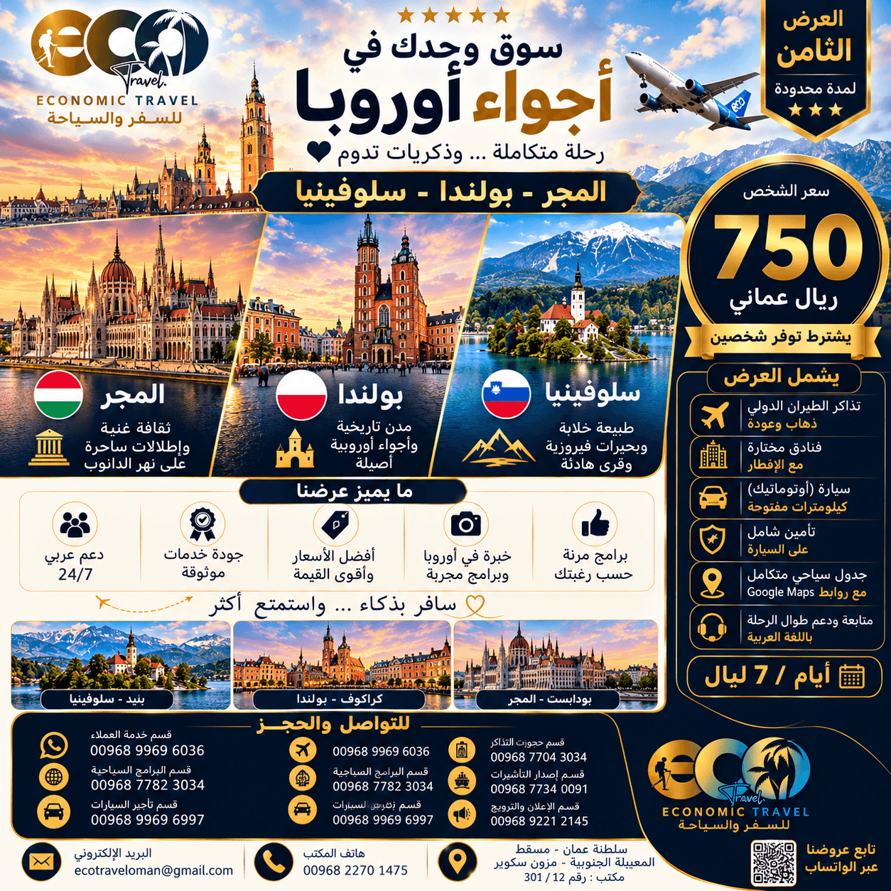 أجواء أوروبا – المجر، بولندا، سلوفينيا
